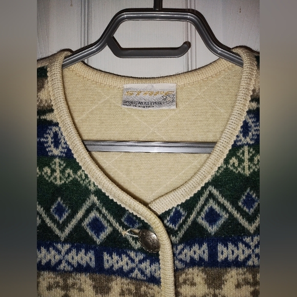 STAPF Patterned Men's Wool Vest - Picture 3 of 4